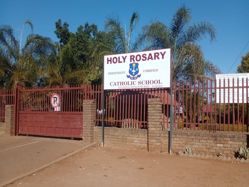 Holy Rosary School entrance